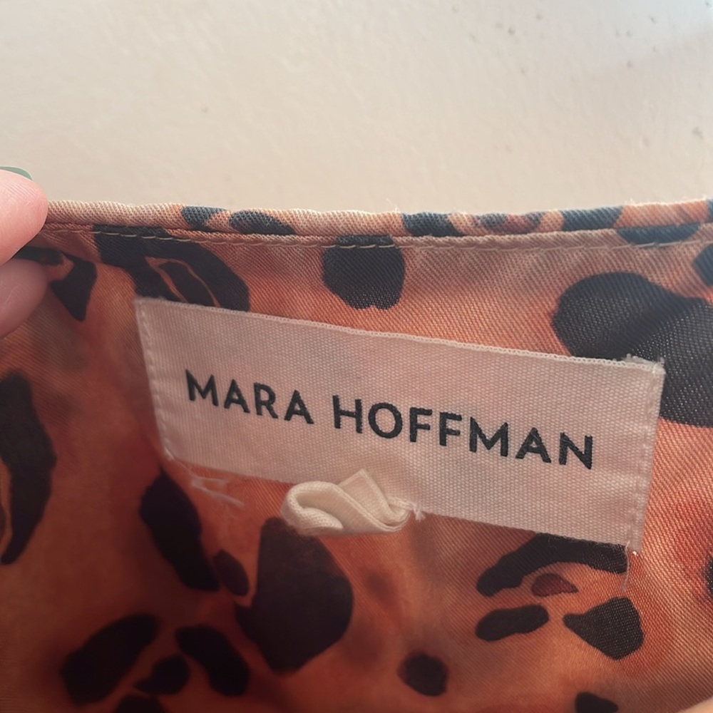 Mara Hoffman leopard print ruffle maxi skirt - Picture 4 of 4